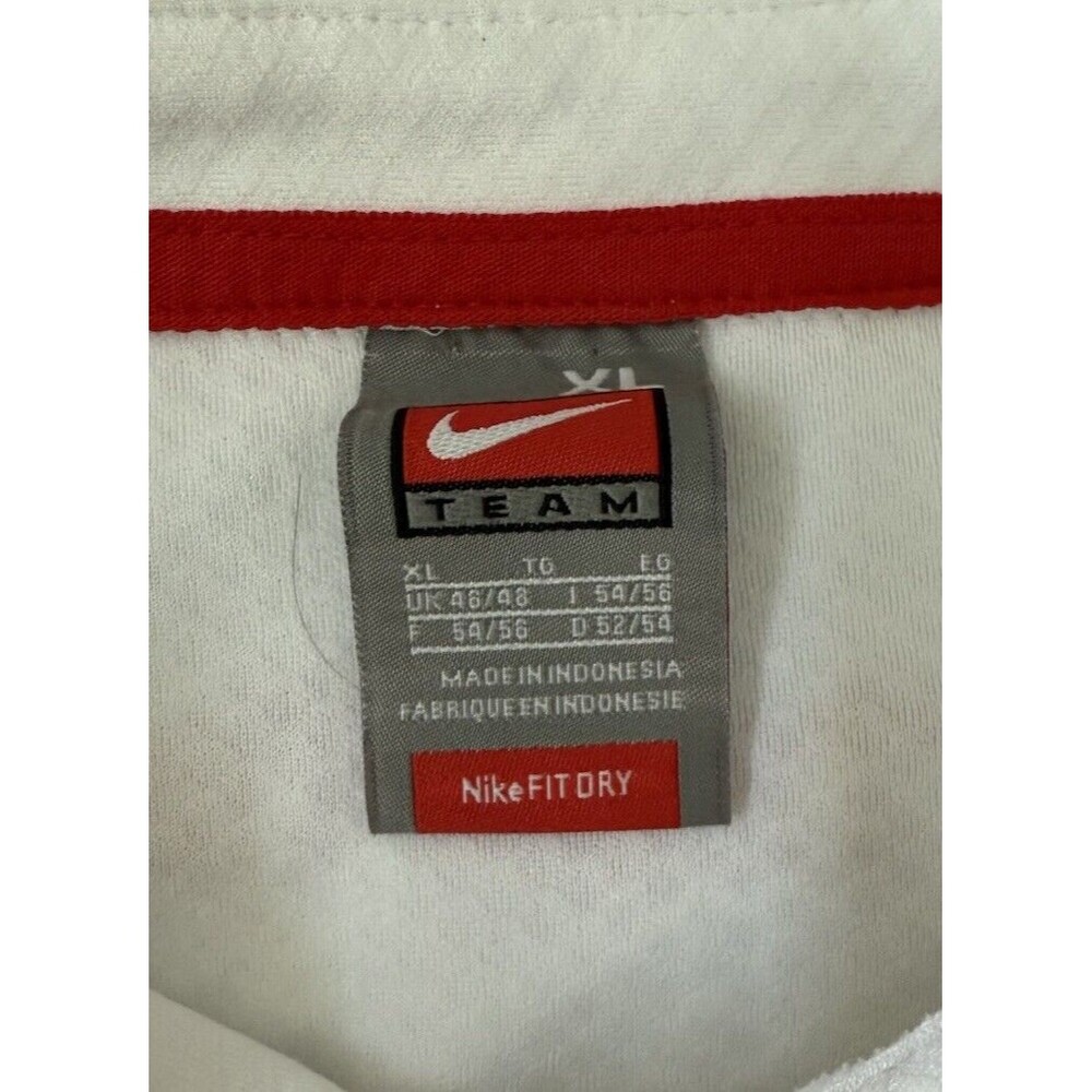 Texas Tech Nike Team shirt adult XL white red football Nikefit short sleeve - Picture 3 of 7
